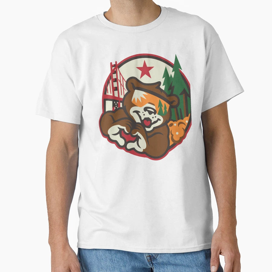 California Dreaming And Loving Bear T-Shirt - Novelty Apparel Unisex - T-Shirt, Sweatshirt, Hoodie