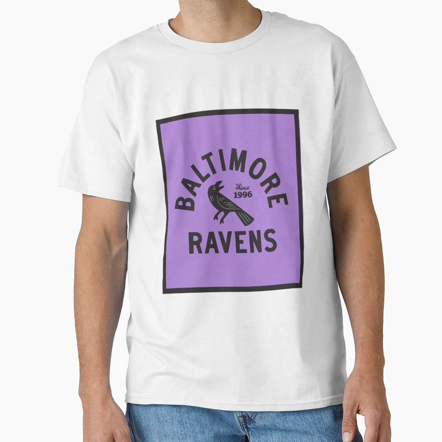 Ravens Football Logo T-Shirt - Streetwear Style Unisex - T-Shirt, Sweatshirt, Hoodie
