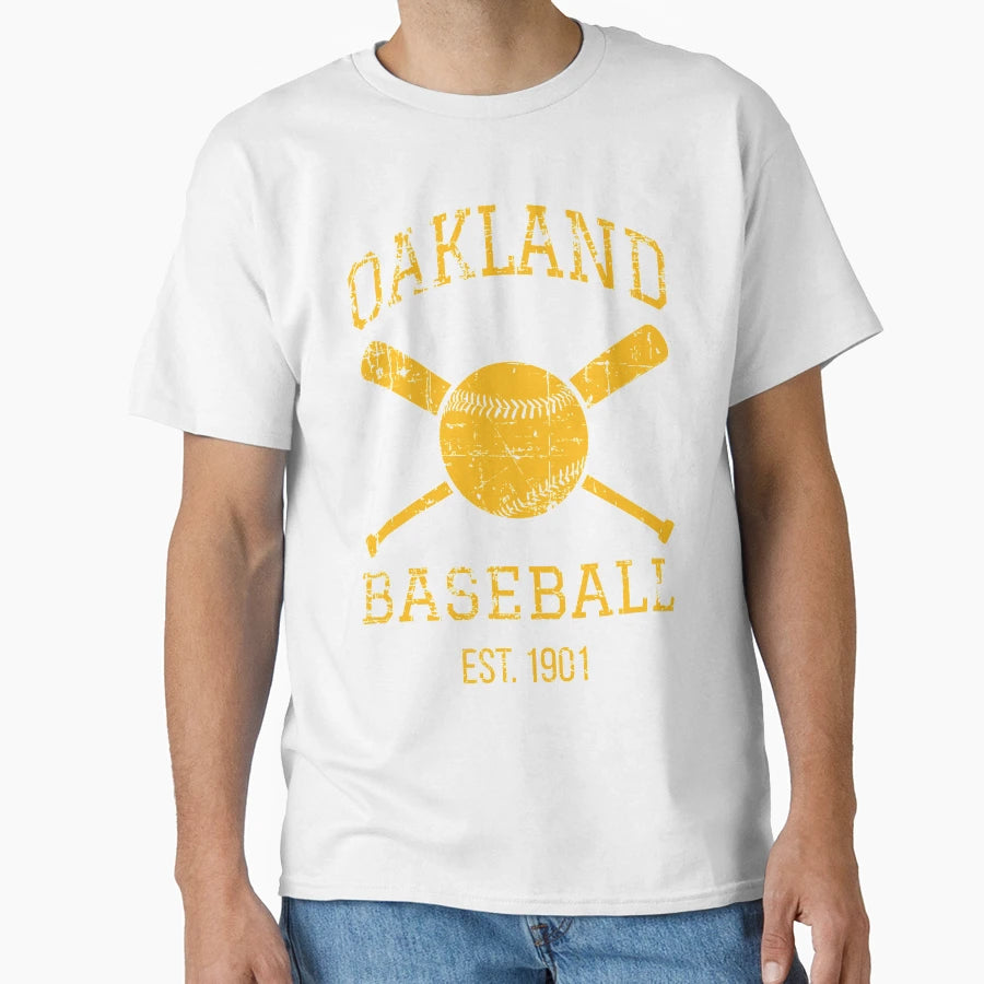 Oakland Baseball Team I T-Shirt - Aesthetic Graphic Men Women - T-Shirt, Sweatshirt, Hoodie