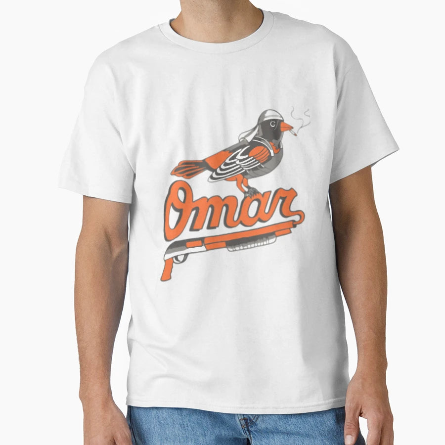 Omarr Wire Baltimoree Oriole T-Shirt - Custom Art Print Men Women - T-Shirt, Sweatshirt, Hoodie