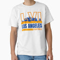 Los Angeles Football Yellow Blue Orange T-Shirt - Aesthetic Graphic Unisex - T-Shirt, Sweatshirt, Hoodie