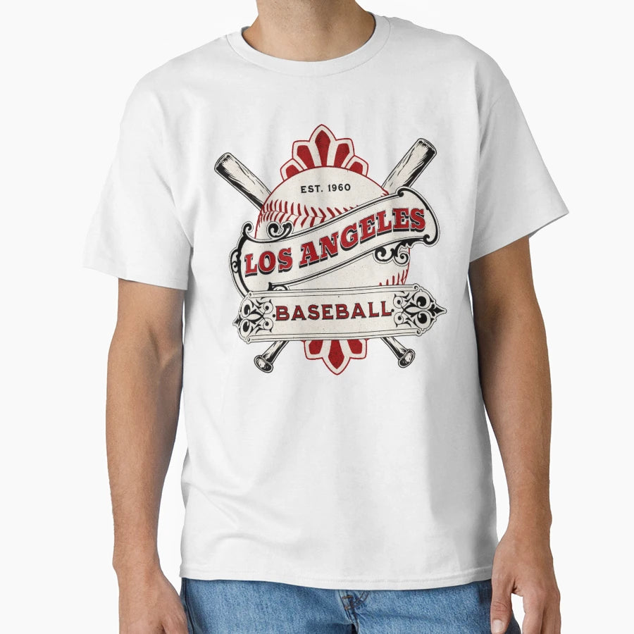Los Angeles Baseball T-Shirt - Fun Novelty Design for Adults - T-Shirt, Sweatshirt, Hoodie