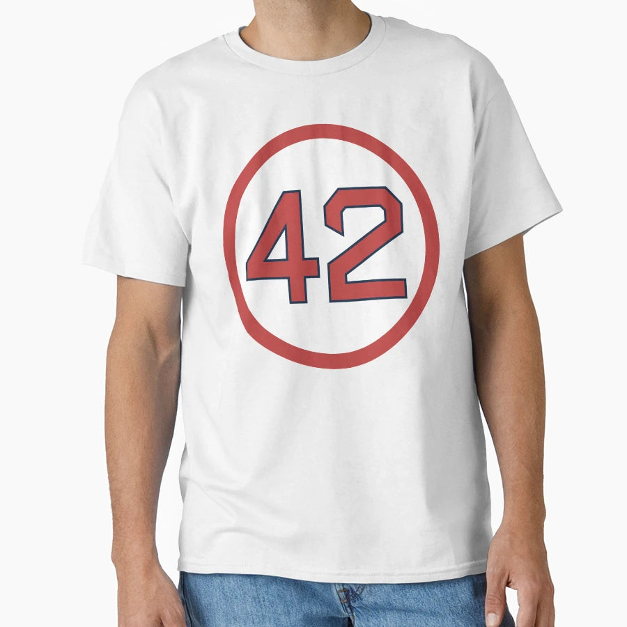 Mo Vaughn 42 Jersey Number T-Shirt - Aesthetic Graphic for Adults - T-Shirt, Sweatshirt, Hoodie