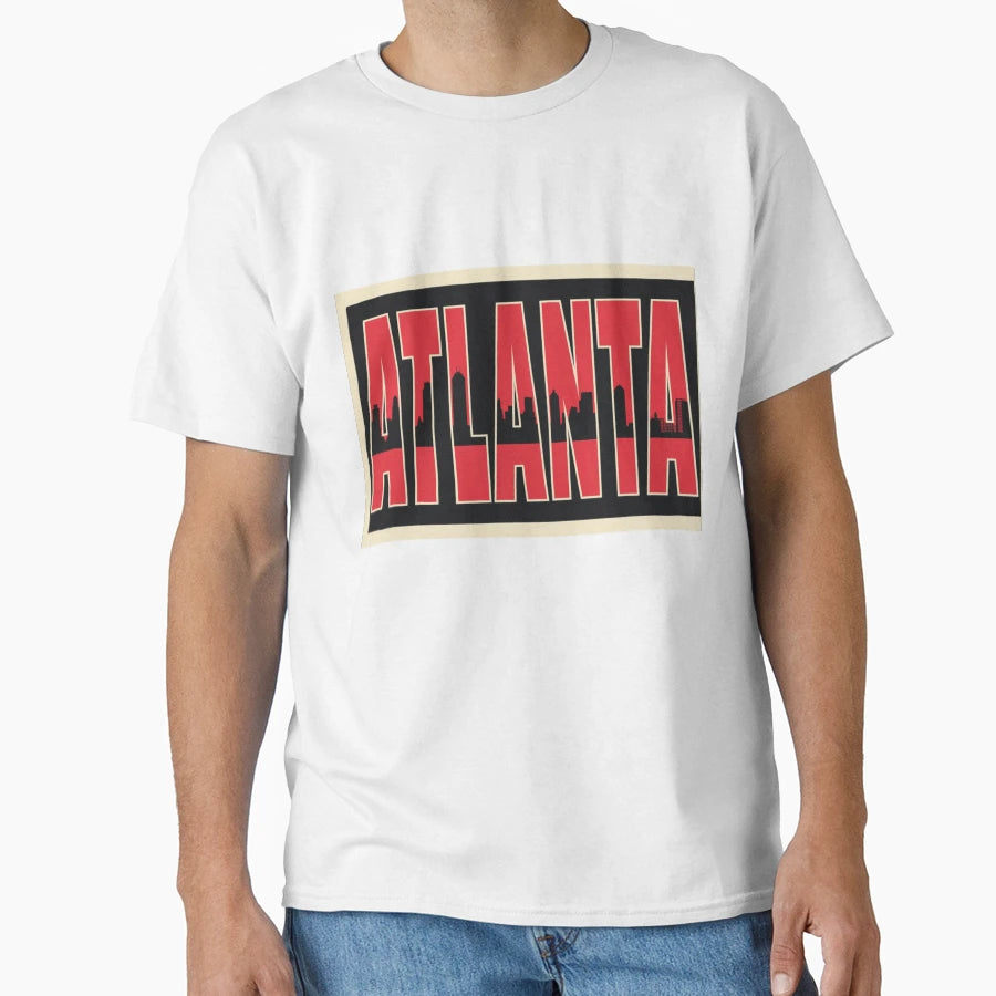 Atlanta T-Shirt - Minimalist Print for Adults - T-Shirt, Sweatshirt, Hoodie