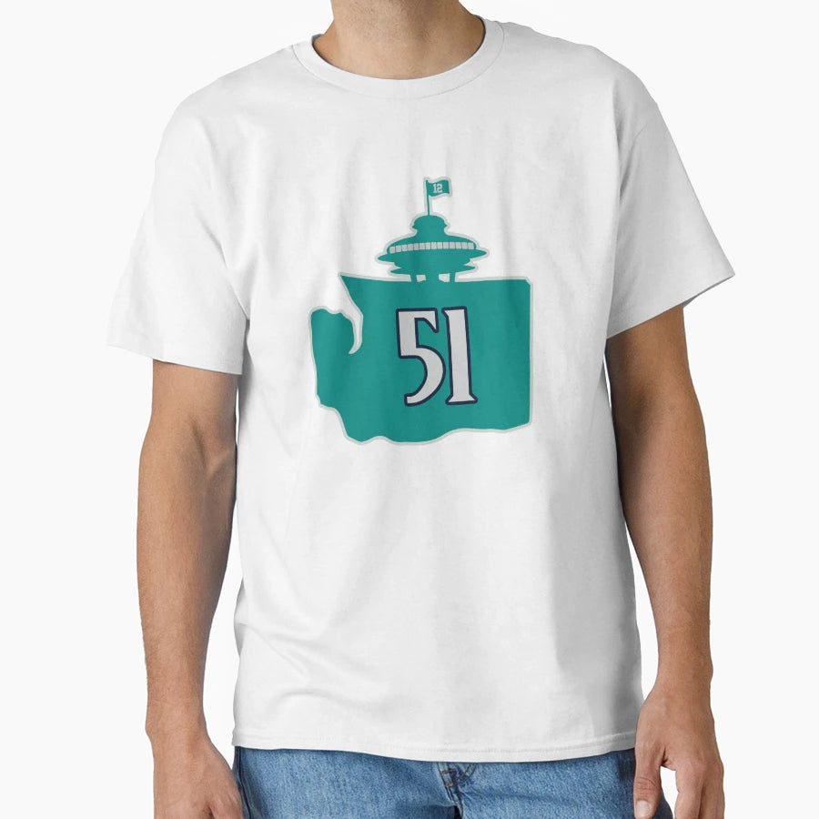 Ichiro Seattle Space Needle T-Shirt - Streetwear Style Unisex - T-Shirt, Sweatshirt, Hoodie