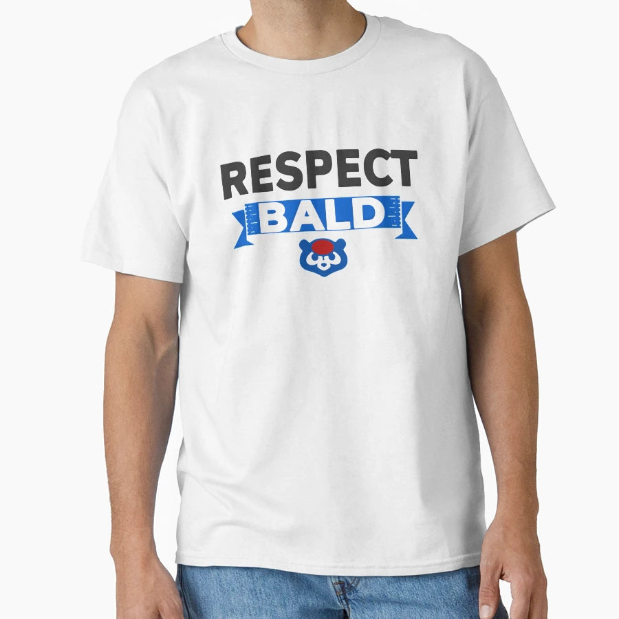 Respect Bald T-Shirt - Trendy Graphic for Adults - T-Shirt, Sweatshirt, Hoodie