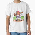 Capybara Baseball Player Capybara T-Shirt - Novelty Apparel Men Women - T-Shirt, Sweatshirt, Hoodie