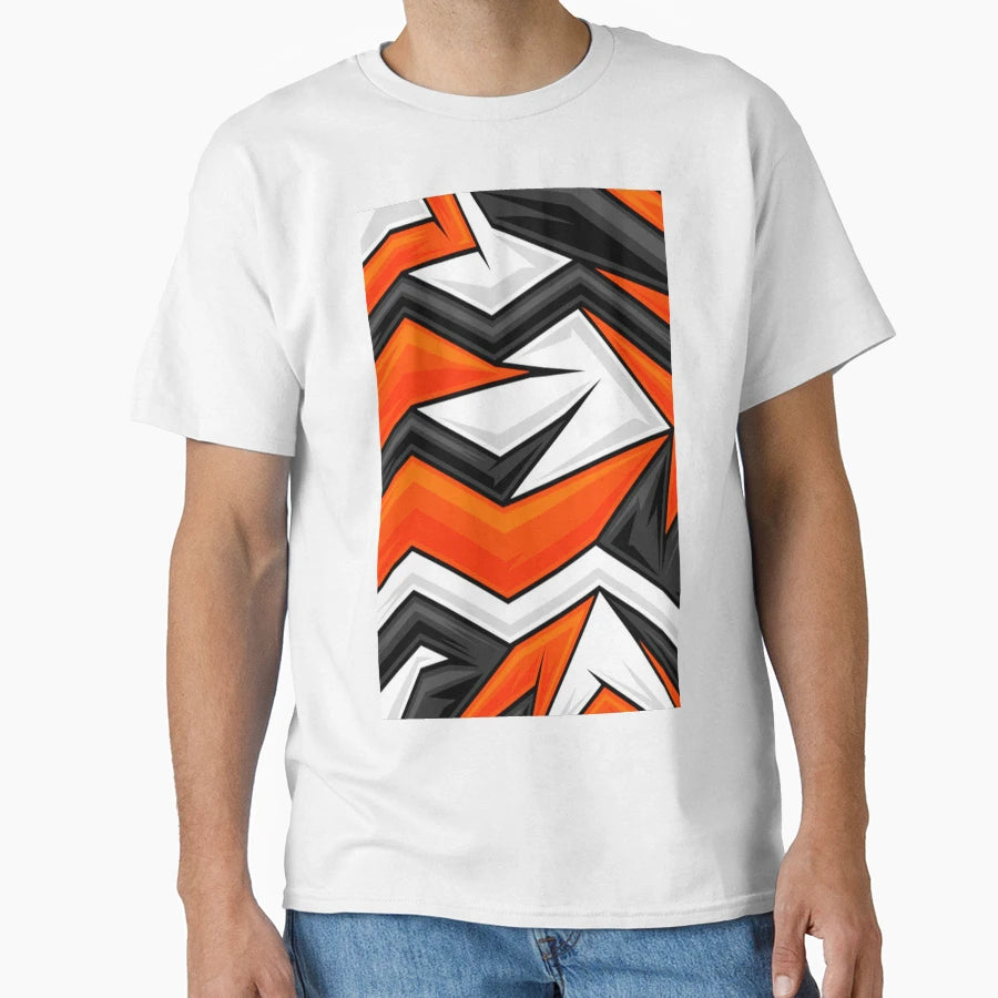 Orange Pattern T-Shirt - Fun Novelty Design Men Women - T-Shirt, Sweatshirt, Hoodie