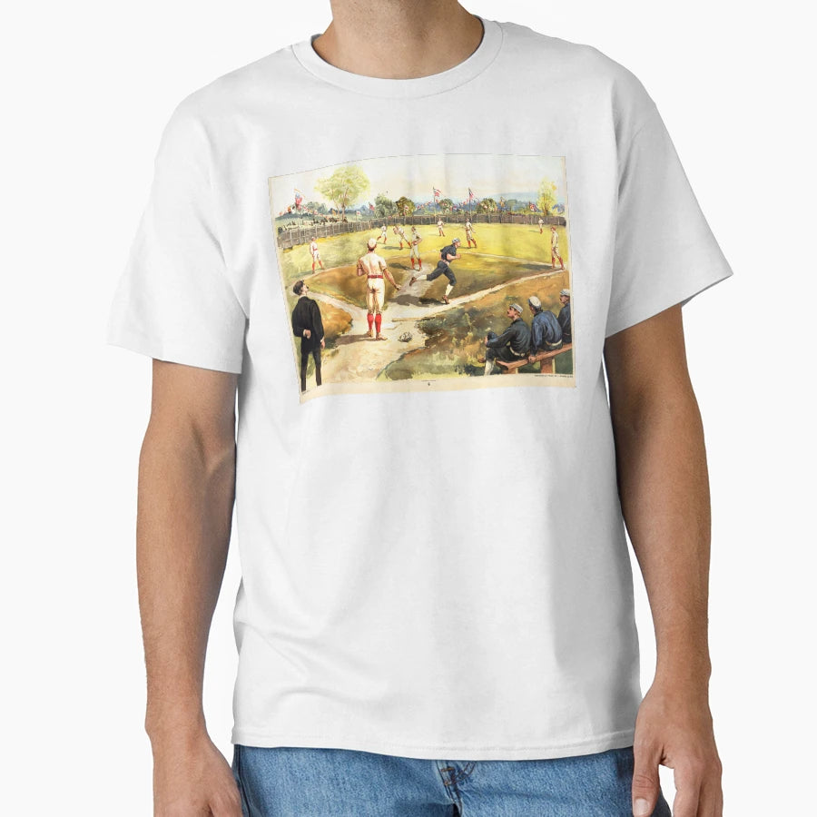 1887 Base Ball T-Shirt - Novelty Apparel for Adults - T-Shirt, Sweatshirt, Hoodie