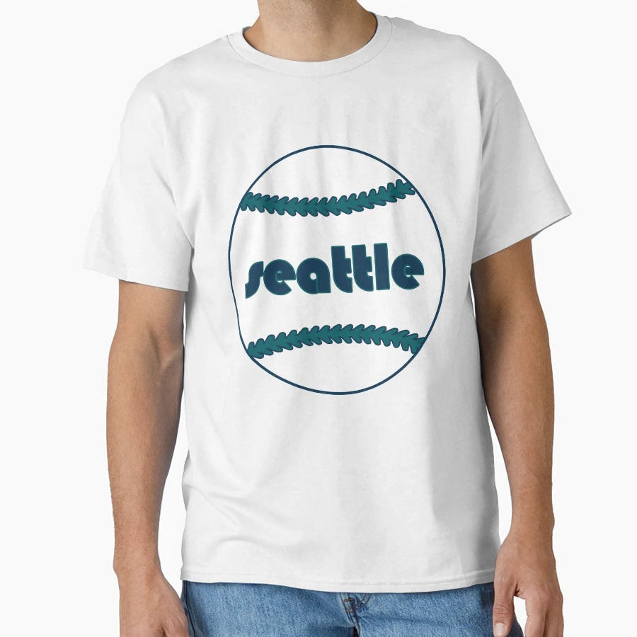 Seattle Throwback Baseball T-Shirt - Trendy Graphic Unisex - T-Shirt, Sweatshirt, Hoodie