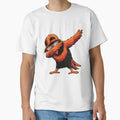 Dabbing Orange Bird Funny Meme T-Shirt - Casual Everyday Wear for Adults - T-Shirt, Sweatshirt, Hoodie