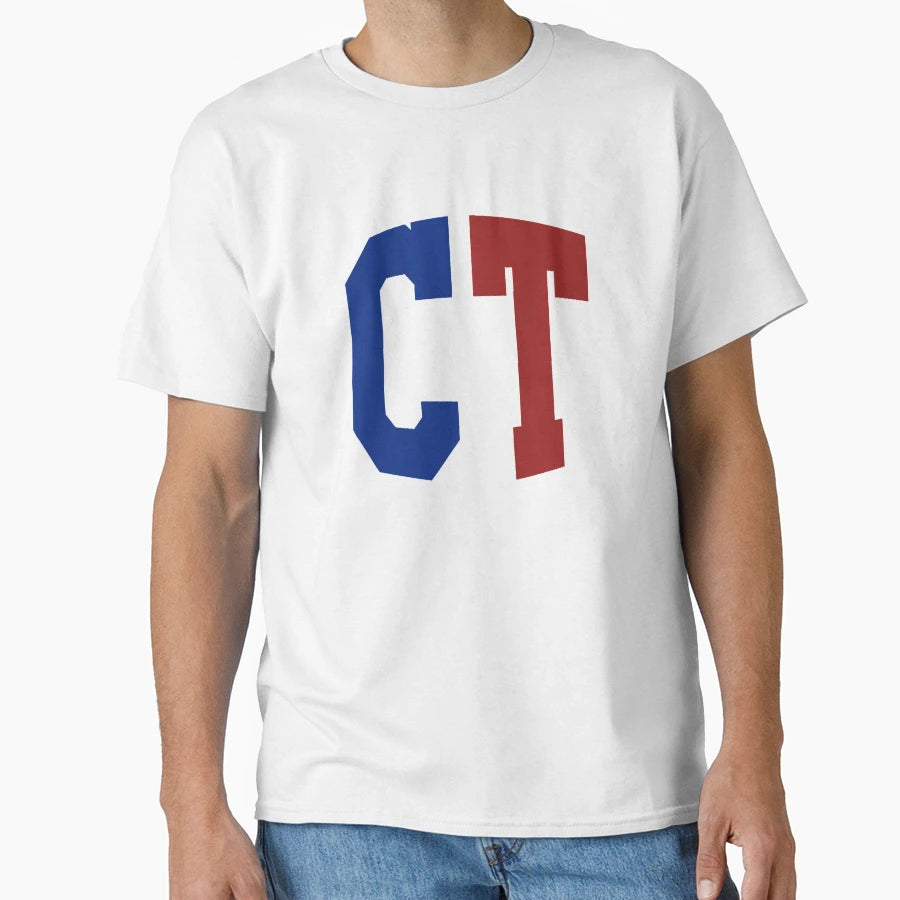Connecticut State Abbreviation T-Shirt - Casual Everyday Wear for Adults - T-Shirt, Sweatshirt, Hoodie