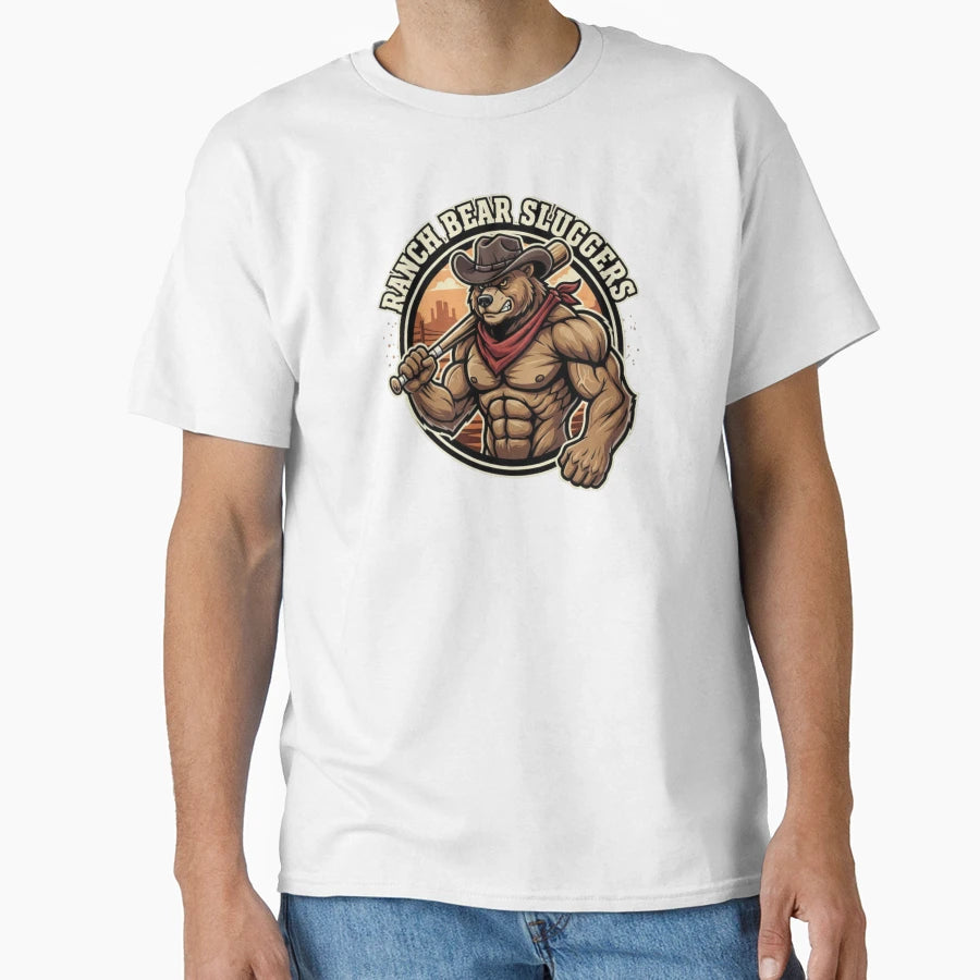Ranch Bear Sluggers T-Shirt - Casual Everyday Wear for Adults - T-Shirt, Sweatshirt, Hoodie