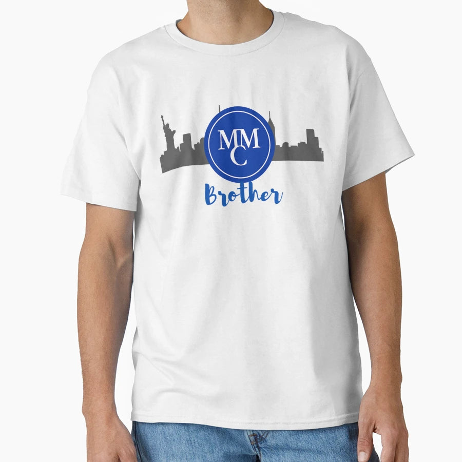 Marymount Manhattan Brother Skyline T-Shirt - Fun Novelty Design Men Women - T-Shirt, Sweatshirt, Hoodie