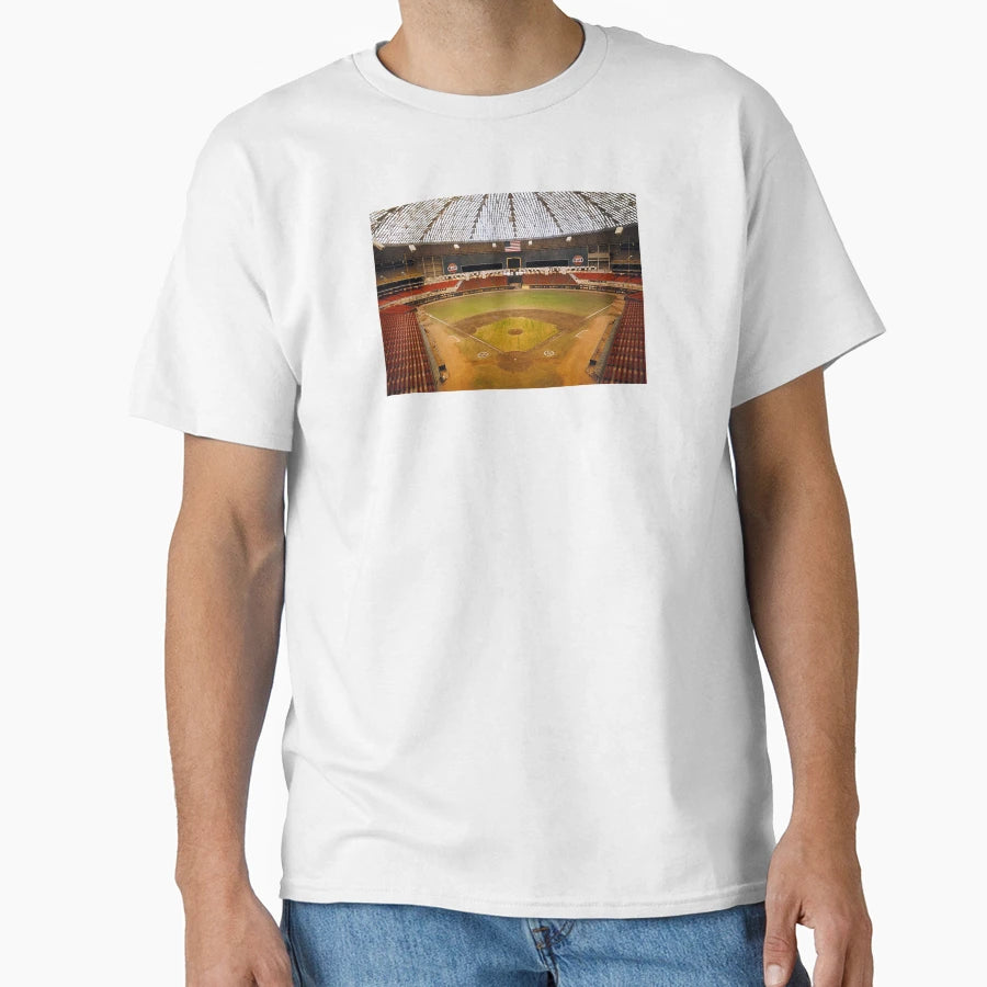 Houston Astrodome Astrodome Grass T-Shirt - Custom Art Print Unisex - T-Shirt, Sweatshirt, Hoodie