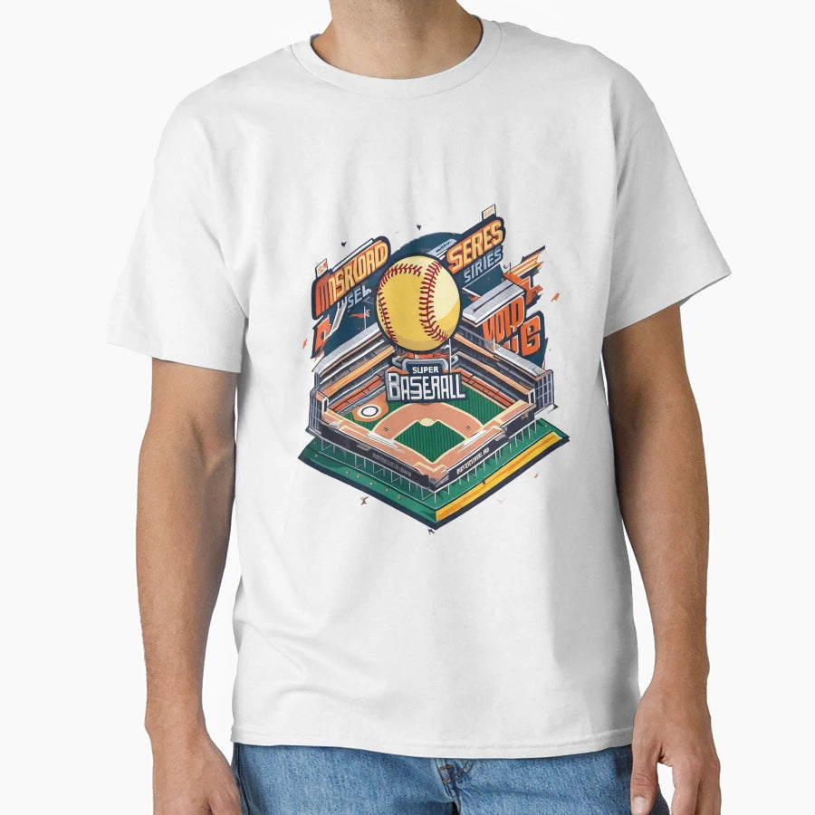 Baseball Stadium T-Shirt - Trendy Graphic for Adults - T-Shirt, Sweatshirt, Hoodie