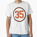 Mike Mussina 35 Jersey Number T-Shirt - Minimalist Print Unisex - T-Shirt, Sweatshirt, Hoodie