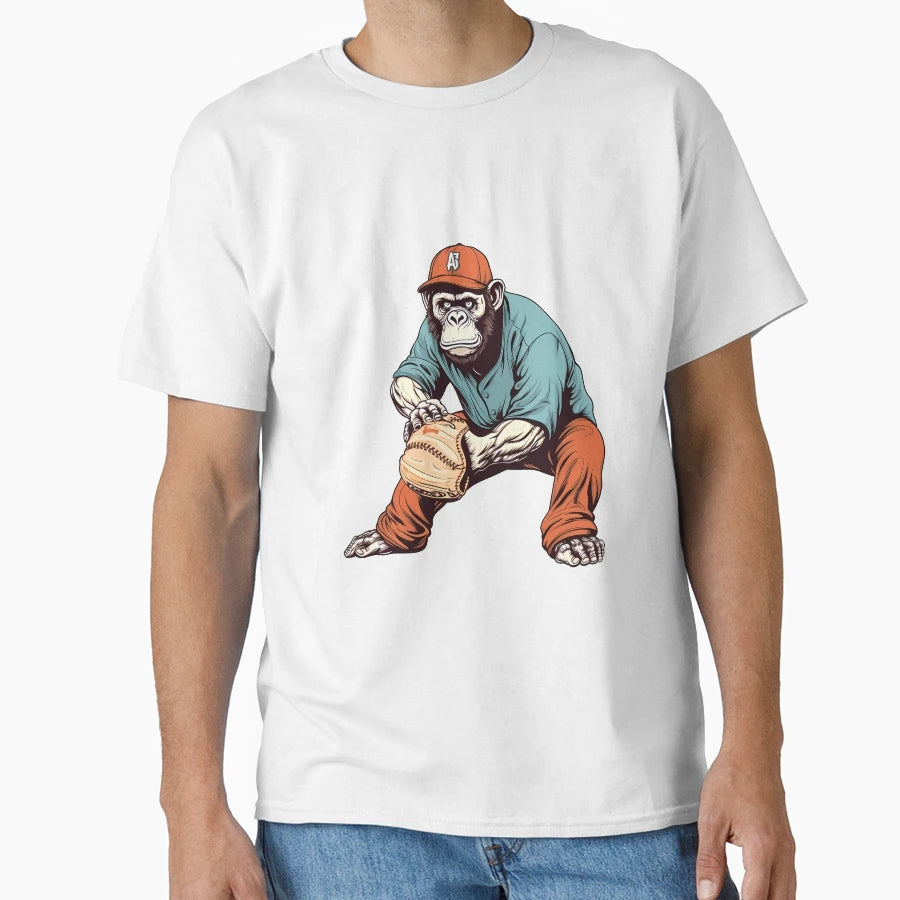 Baseball Ape T-Shirt - Streetwear Style Men Women - T-Shirt, Sweatshirt, Hoodie