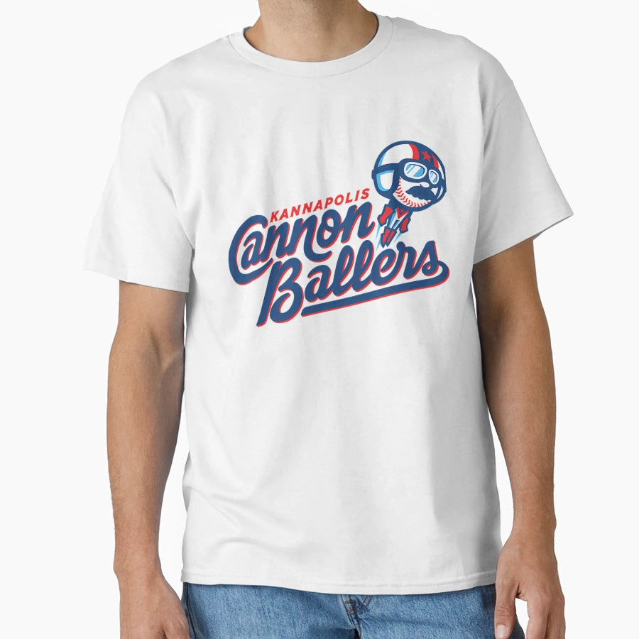 Kannapolis Cannon Ballers Logo T-Shirt - Casual Everyday Wear Men Women - T-Shirt, Sweatshirt, Hoodie