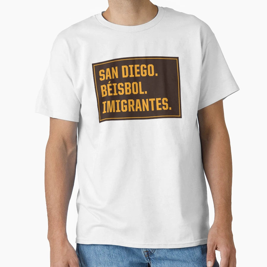 San Diego Beisbol Imigrantes T-Shirt - Streetwear Style for Adults - T-Shirt, Sweatshirt, Hoodie