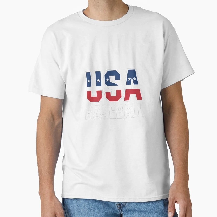 Baseball 2024 Usa T-Shirt - Graphic Print Men Women - T-Shirt, Sweatshirt, Hoodie