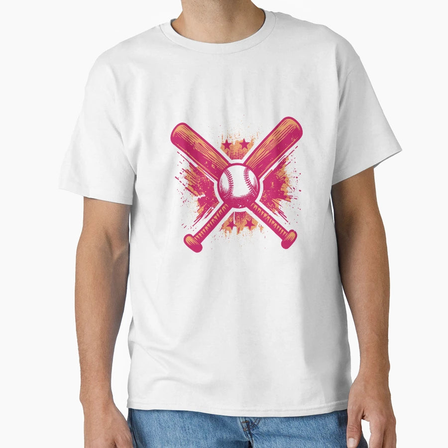 Baseball Stars Splash T-Shirt - Streetwear Style for Adults - T-Shirt, Sweatshirt, Hoodie