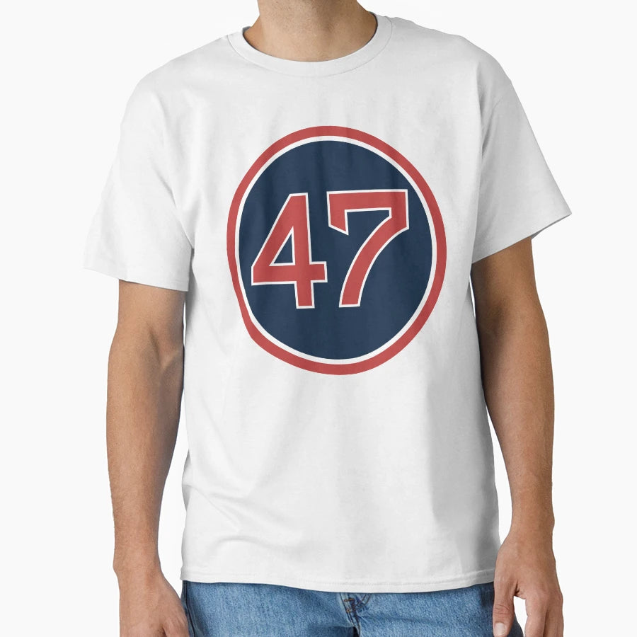 Terry Francona 47 Jersey Number T-Shirt - Aesthetic Graphic for Adults - T-Shirt, Sweatshirt, Hoodie