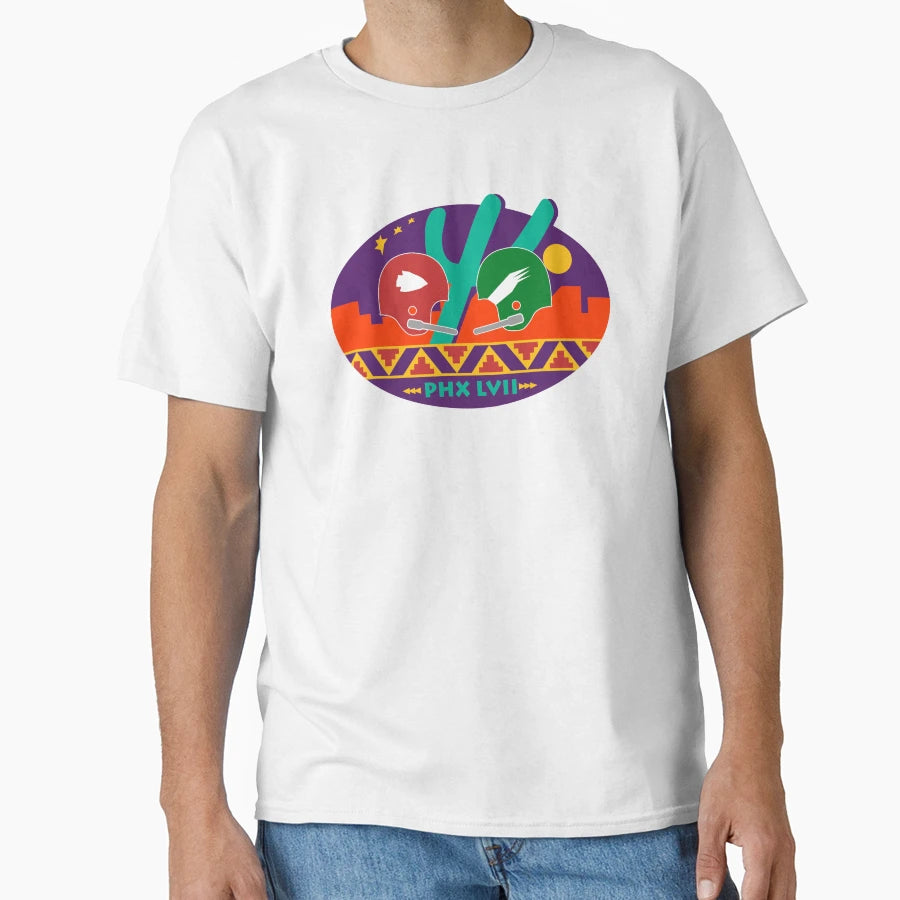 Phoenix Superbowl Lvii T-Shirt - Custom Art Print Unisex - T-Shirt, Sweatshirt, Hoodie