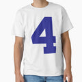 Number 4 Blue Four Sports Five T-Shirt - Fun Novelty Design Unisex - T-Shirt, Sweatshirt, Hoodie