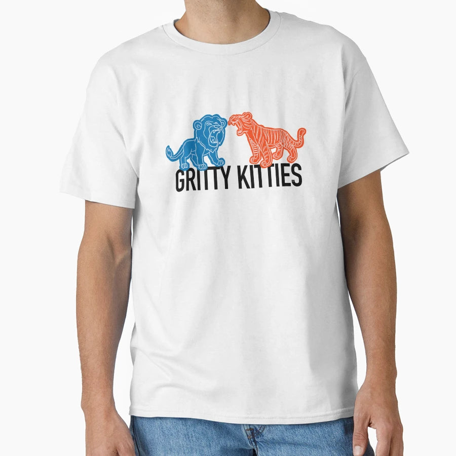Gritty Kitties T-Shirt - Aesthetic Graphic for Adults - T-Shirt, Sweatshirt, Hoodie