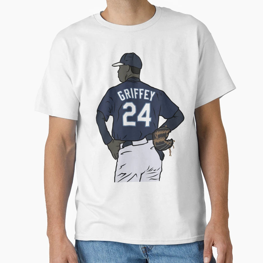 Ken Griffey Jr Back To T-Shirt - Custom Art Print for Adults - T-Shirt, Sweatshirt, Hoodie