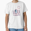 Vin Scully Microphone T-Shirt - Casual Everyday Wear for Adults - T-Shirt, Sweatshirt, Hoodie