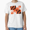 Maryland State Flag Banner Baltimore Hon T-Shirt - Streetwear Style Unisex - T-Shirt, Sweatshirt, Hoodie