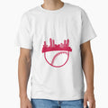 Atlanta Baseball Minimalist Atl Skyline T-Shirt - Minimalist Print Unisex - T-Shirt, Sweatshirt, Hoodie