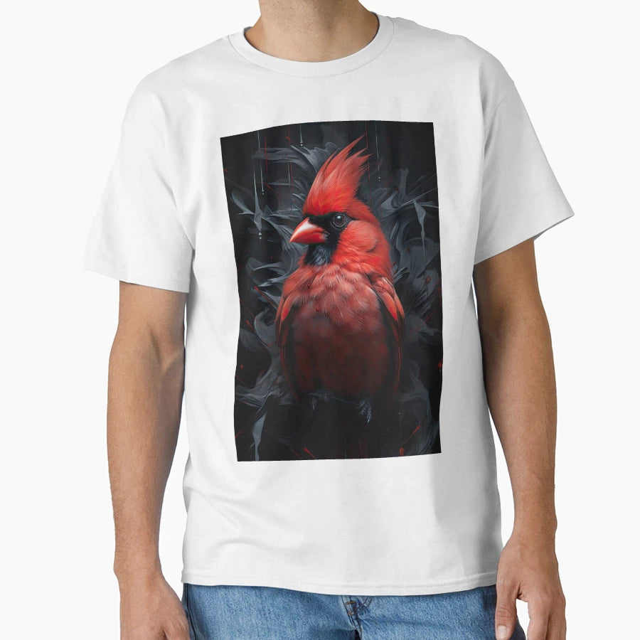Cardinal Bird Cardinalidae T-Shirt - Custom Art Print Unisex - T-Shirt, Sweatshirt, Hoodie