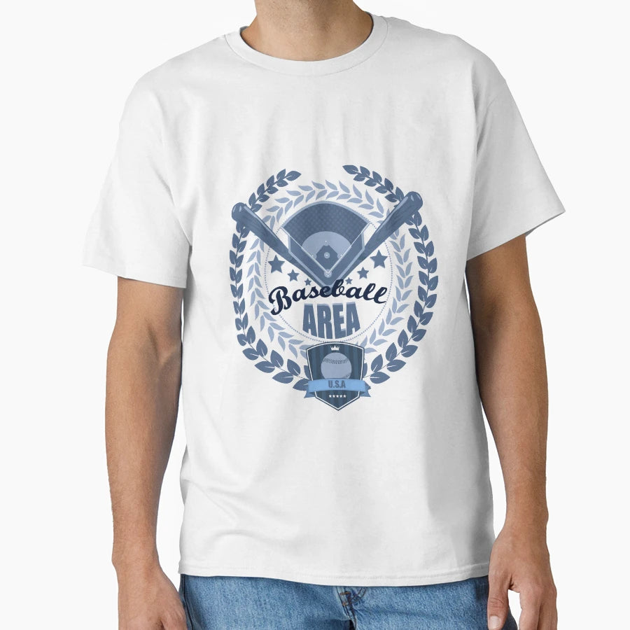 Baseball Area T-Shirt - Custom Art Print for Adults - T-Shirt, Sweatshirt, Hoodie
