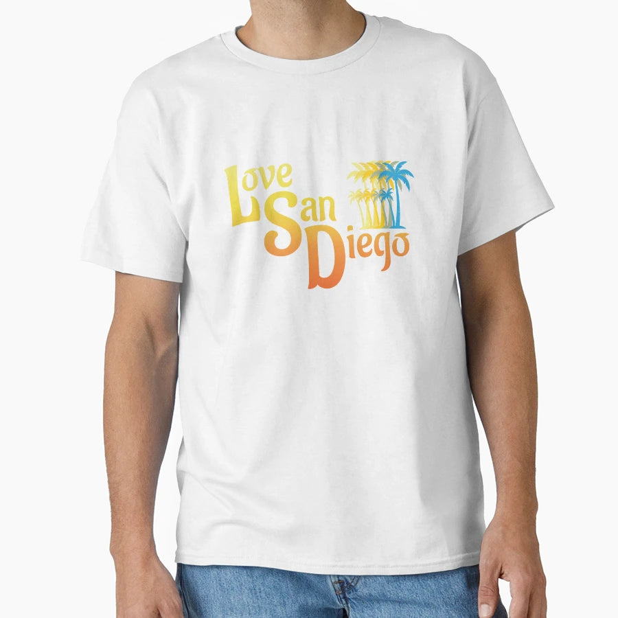Love San Diego Alternate Jersey T-Shirt - Novelty Apparel for Adults - T-Shirt, Sweatshirt, Hoodie