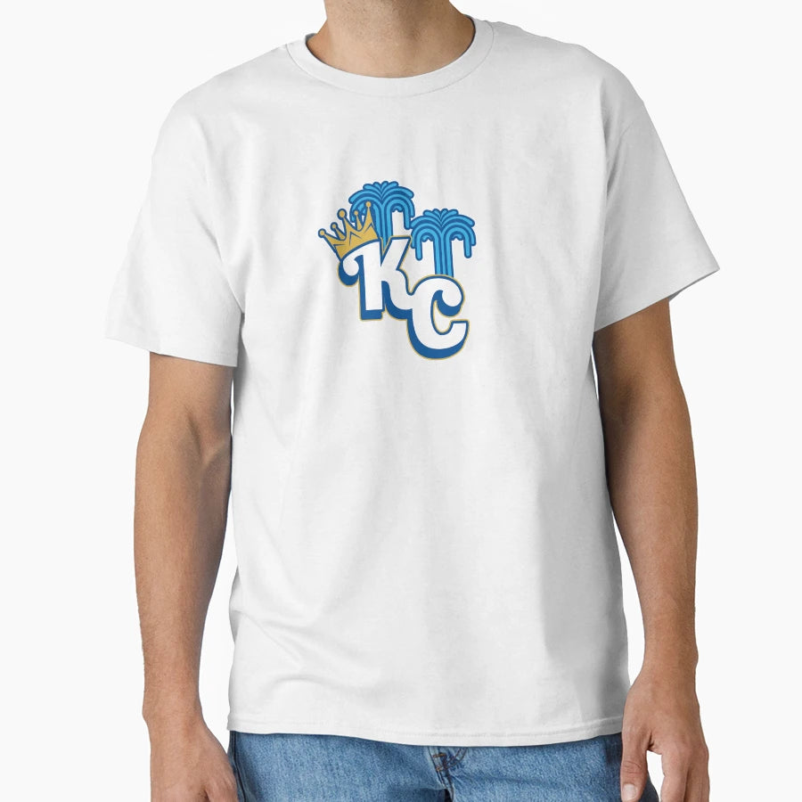 Kansas City Fountains Crown Logo T-Shirt - Custom Art Print Men Women - T-Shirt, Sweatshirt, Hoodie