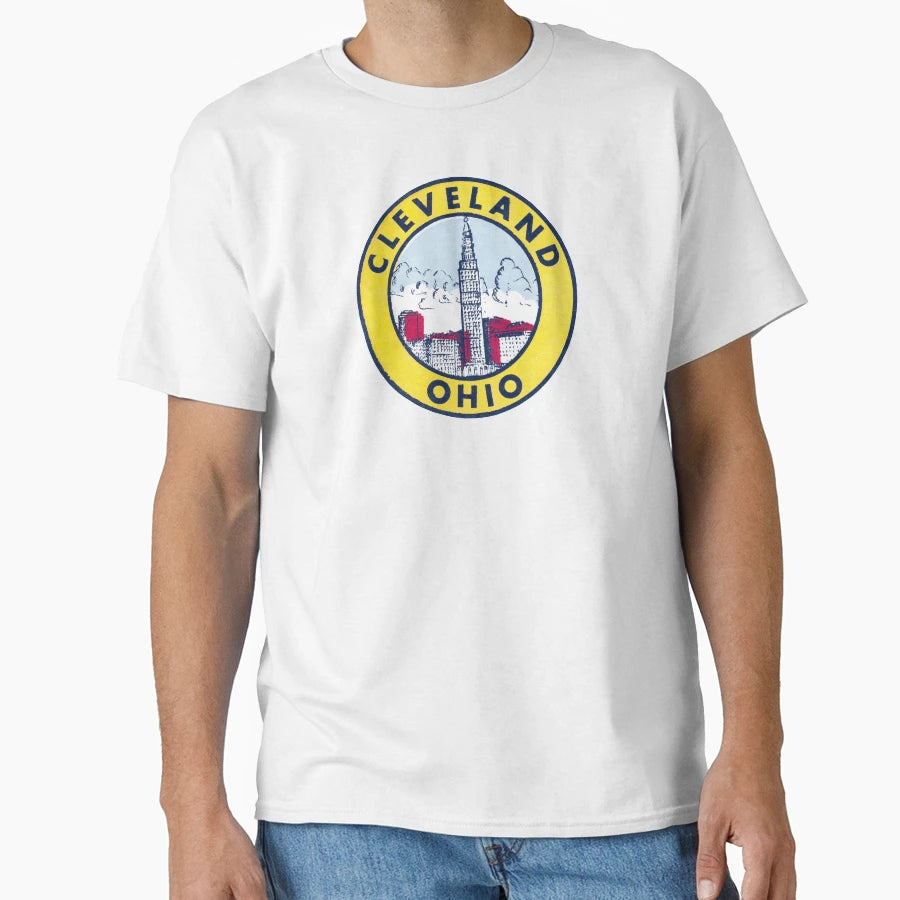 Cleveland Ohio T-Shirt - Graphic Print Unisex - T-Shirt, Sweatshirt, Hoodie