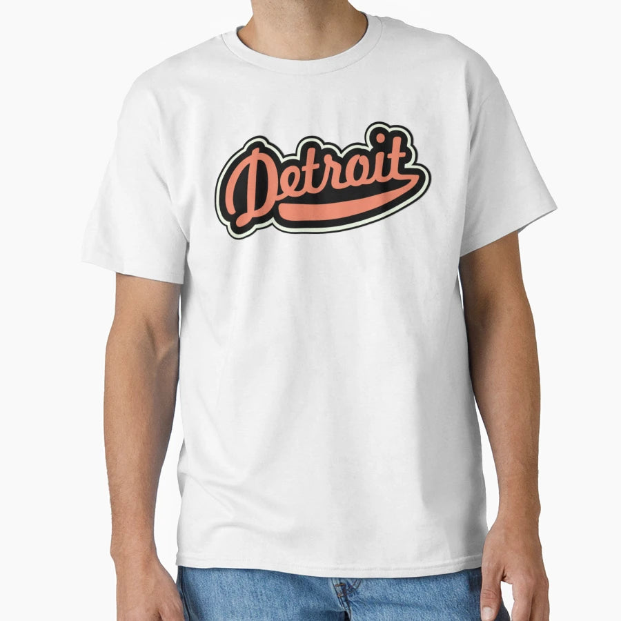 Detroit T-Shirt - Minimalist Print for Adults - T-Shirt, Sweatshirt, Hoodie