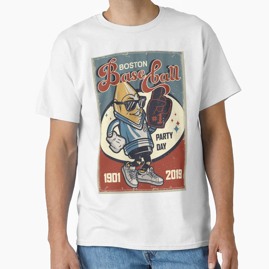 Boston Baseball T-Shirt - Trendy Graphic for Adults - T-Shirt, Sweatshirt, Hoodie