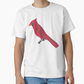 Northern Cardinal Bird T-Shirt - Casual Everyday Wear Men Women - T-Shirt, Sweatshirt, Hoodie