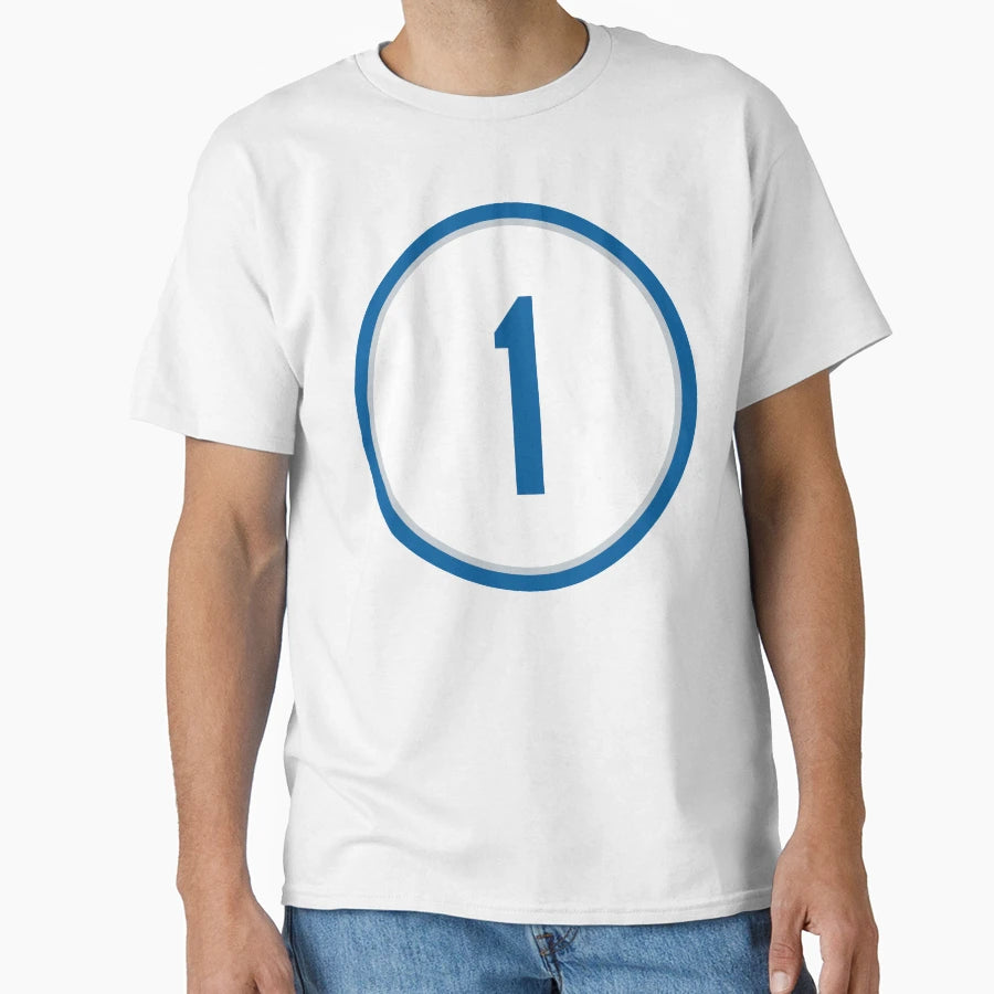 Pee Wee Reese 1 Jersey Number T-Shirt - Minimalist Print Men Women - T-Shirt, Sweatshirt, Hoodie