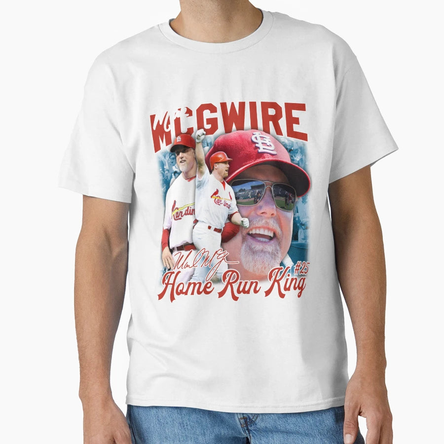 Mark Mcgwire Big Mac Legend Baseball T-Shirt - Aesthetic Graphic Men Women - T-Shirt, Sweatshirt, Hoodie