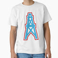 Houston Oilers Logo T-Shirt - Aesthetic Graphic Unisex - T-Shirt, Sweatshirt, Hoodie