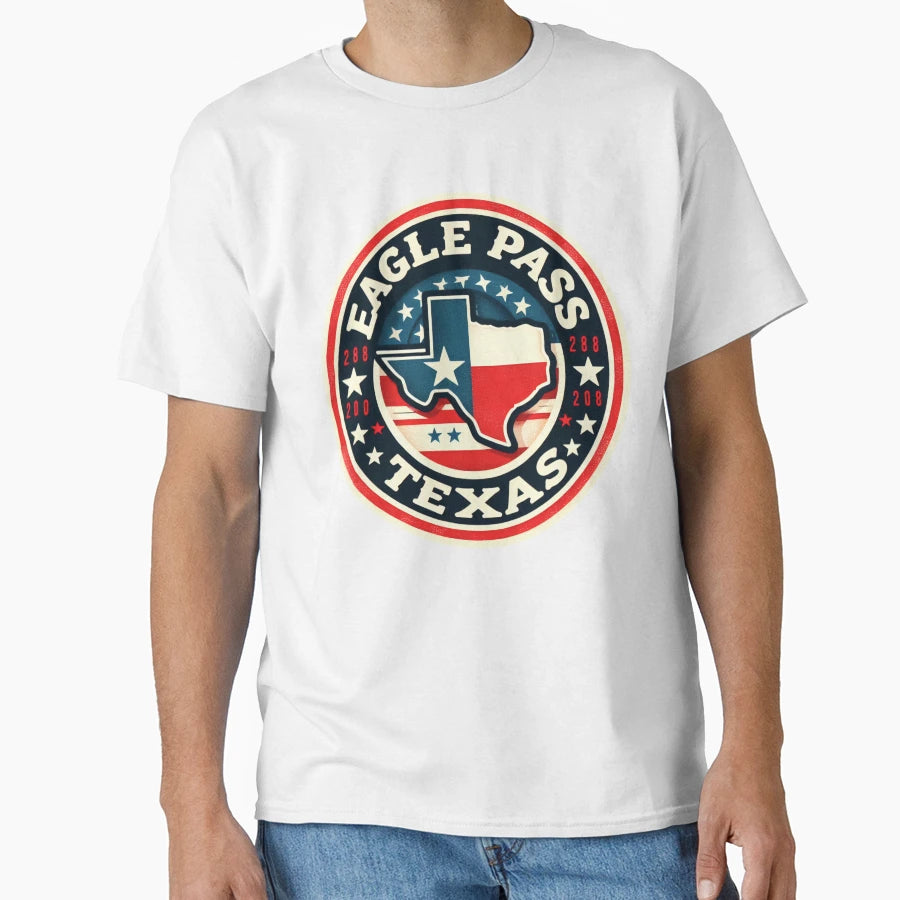 Eagle Pass Texas T-Shirt - Aesthetic Graphic for Adults - T-Shirt, Sweatshirt, Hoodie