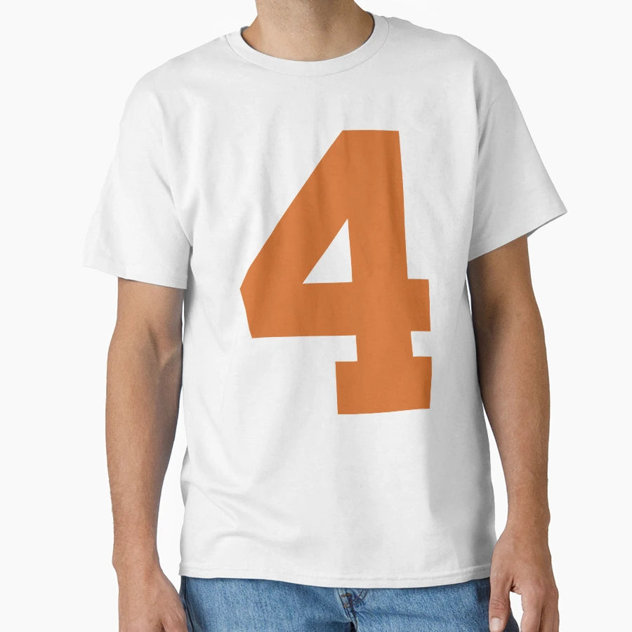 Number 4 Orange Six Sports Number 4 T-Shirt - Streetwear Style Men Women - T-Shirt, Sweatshirt, Hoodie