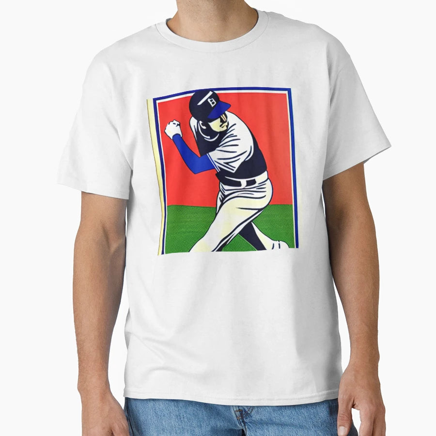 80S Baseball Pitcher T-Shirt - Custom Art Print Men Women - T-Shirt, Sweatshirt, Hoodie