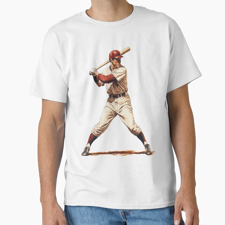 Baseball Player T-Shirt - Streetwear Style for Adults - T-Shirt, Sweatshirt, Hoodie