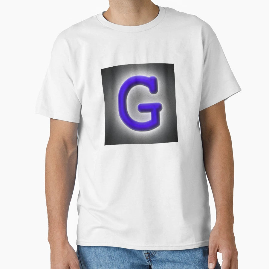 Uppercase G Typewriter T-Shirt - Casual Everyday Wear Unisex - T-Shirt, Sweatshirt, Hoodie